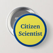 Citizen Scientist Button (Voorkant /achterkant)