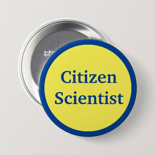 Citizen Scientist Button (Voorkant /achterkant)