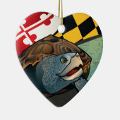 Citizen Terrapin, Maryland's Turtle Keramisch Ornament (Rechts)