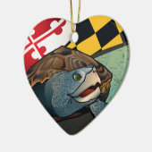 Citizen Terrapin, Maryland's Turtle Keramisch Ornament (Links)