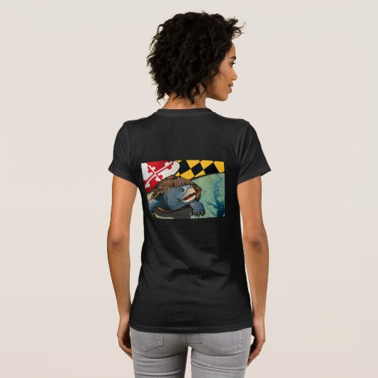 Citizen Terrapin, Maryland's Turtle T-shirt (Achterkant volledig)
