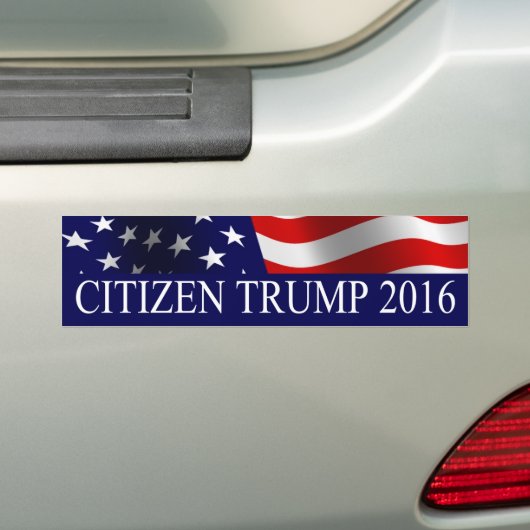Citizen Trump 2016 Bumpersticker (Op auto)