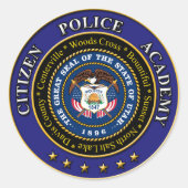 Citizens Police Academy Sticker 3" (Voorkant)