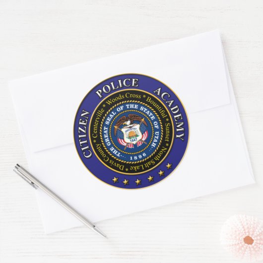 Citizens Police Academy Sticker 3" (Envelop)