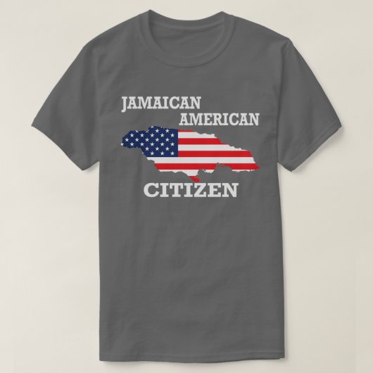 Citizenship gift US Jamaica flag Naturalization ci T-shirt (Design voorkant)