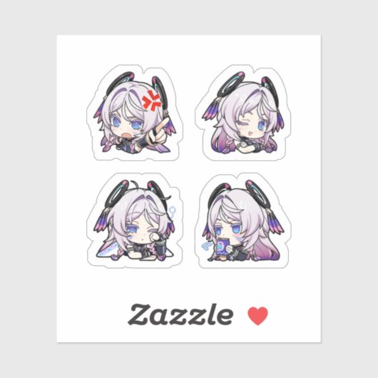 Citlali Genshin Impact 4 stuks stickerblad Extra Sticker (Vel)