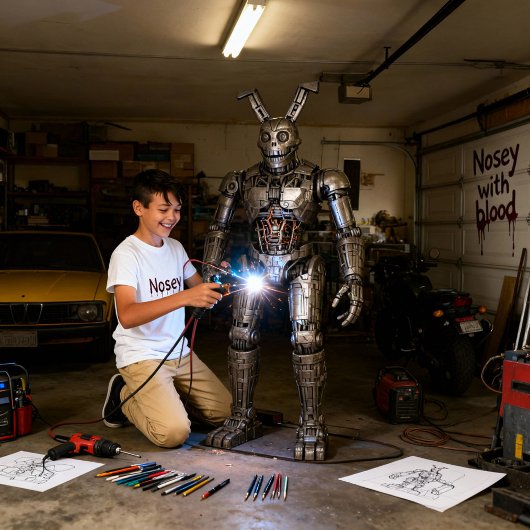 Citra Nosey Animatronic Benjamin Pochurek Nosey T-shirt