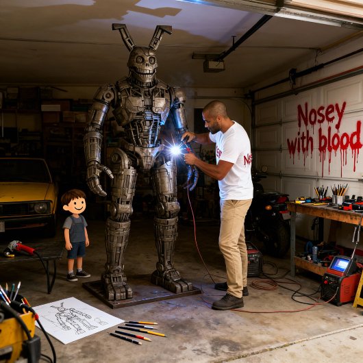 Citra Nosey Animatronic Benjamin Pochurek Nosey T-shirt