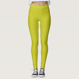 Citrien effen effen kleur leggings