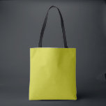 Citrien effen effen kleur tote bag<br><div class="desc">Citrien is effen effen kleur. Abstracte eenvoudige trendy stijlvolle kleur. Vers één tussen gele & groene kleur. Werk in vele gelegenheden & seizoenen. Hex# CAC922</div>