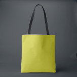 Citrien effen effen kleur tote bag<br><div class="desc">Citrien is effen effen kleur. Abstracte eenvoudige trendy stijlvolle kleur. Vers één tussen gele & groene kleur. Werk in vele gelegenheden & seizoenen. Hex# CAC922</div>