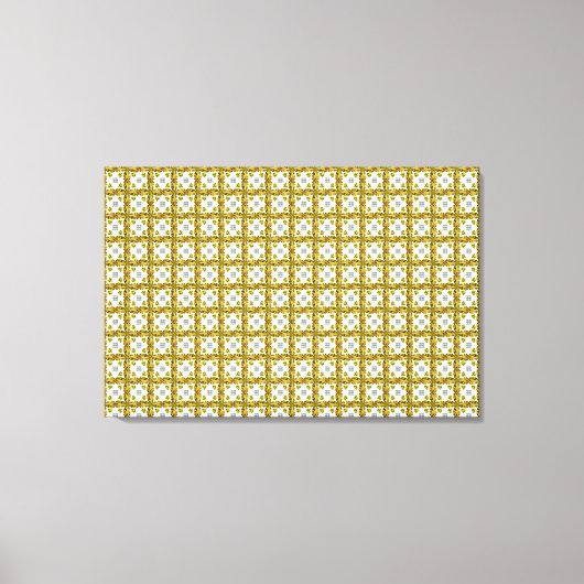 Citrien klaver canvas afdruk (Voorkant)