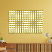Citrien klaver canvas afdruk (Insitu (Woonkamer))