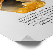 Citrien kristal Betekenis Poster (Hoek)