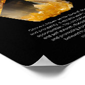 Citrien kristal steen betekent poster (Hoek)