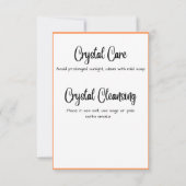 Citrienkristal betekent Kaart (Achterkant)