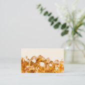 Citrine Crystal Visitekaartje (Staand voorkant)