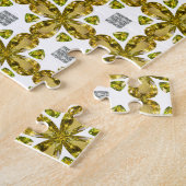 Citrine Diamond Color Art, geel Legpuzzel (Zijkant)