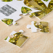 Citrine Diamond Color Art, geel Legpuzzel (Zijkant)