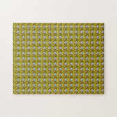 Citrine Diamond Color Art, geel Legpuzzel (Horizontaal)