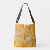 Citrine flower petals crossbody tas (Voorkant)