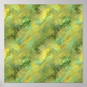 Citrine Gele Glasachtige Textuur Poster
