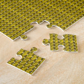 Citrine Gemstone Art, geel Legpuzzel (Zijkant)