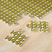 Citrine Gemstone Art, geel Legpuzzel (Zijkant)