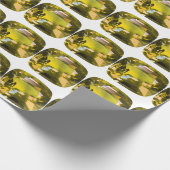 Citrine Gemstone Yellow Cadeaupapier (Hoek)