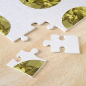 Citrine Gemstone Yellow Legpuzzel (Zijkant)