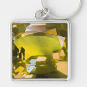 Citrine Gemstone Yellow Sleutelhanger (Voorkant)