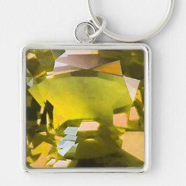 Citrine Gemstone Yellow Sleutelhanger