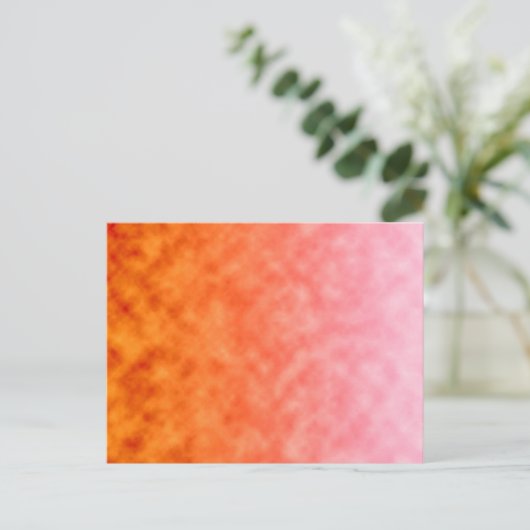 Citrine Gloed Briefkaart (Staand voorkant)