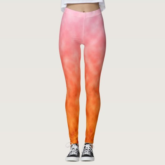 Citrine Gloed Leggings (Voorkant)