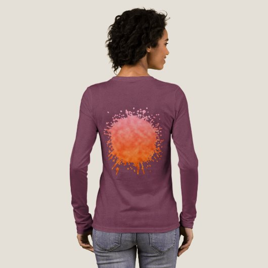 Citrine Gloed Tri-Blend Shirt (Achterkant)