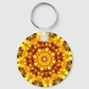 Citrine Kaleidoscope Sleutelhanger