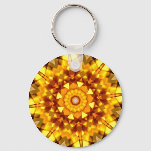 Citrine Kaleidoscope Sleutelhanger (Voorkant)