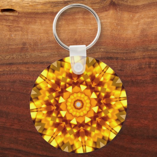 Citrine Kaleidoscope Sleutelhanger (Voorkant)