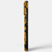 Citrine Laag: Gele Slangentextuur Case-Mate iPhone Case (Achterkant / Links)