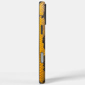 Citrine Laag: Gele Slangentextuur Case-Mate iPhone Case (Achterkant / Rechts)