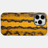 Citrine Laag: Gele Slangentextuur Case-Mate iPhone Case (Achterkant (horizontaal))