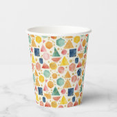 Citrine Prism Mosaic Papieren Bekers (Achterkant)