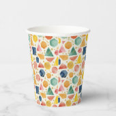 Citrine Prism Mosaic Papieren Bekers (Rechts)