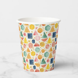 Citrine Prism Mosaic Papieren Bekers