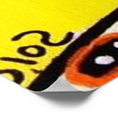 Citrine Sugar Skull Mexican Lady Poster (Hoek)