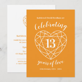 Citrine viert 13 jaar liefdesfeest uitnodigingen