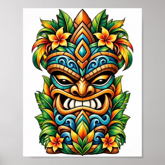 Citrine Vine Tiki Poster (Voorkant)