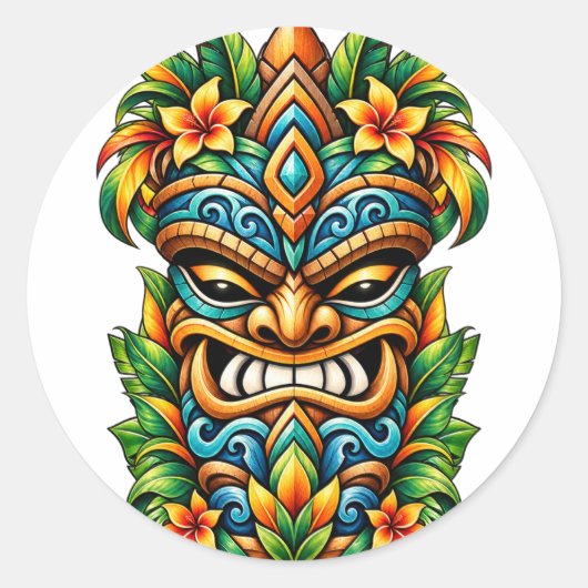 Citrine Vine Tiki Sticker (Voorkant)