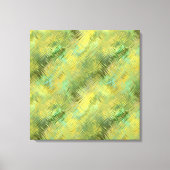Citrine Yellow Glassy Texture Canvas Afdruk (Voorkant)