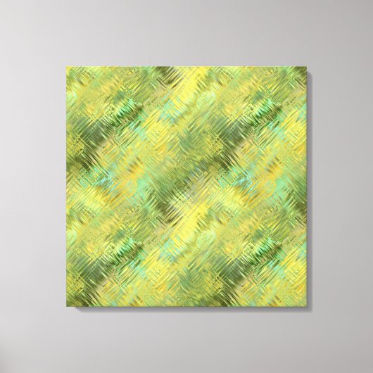Citrine Yellow Glassy Texture Canvas Afdruk (Voorkant)